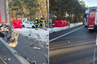 Tragiczny wypadek pod Włocławkiem. Nie żyje młody kierowca [ZDJĘCIA]