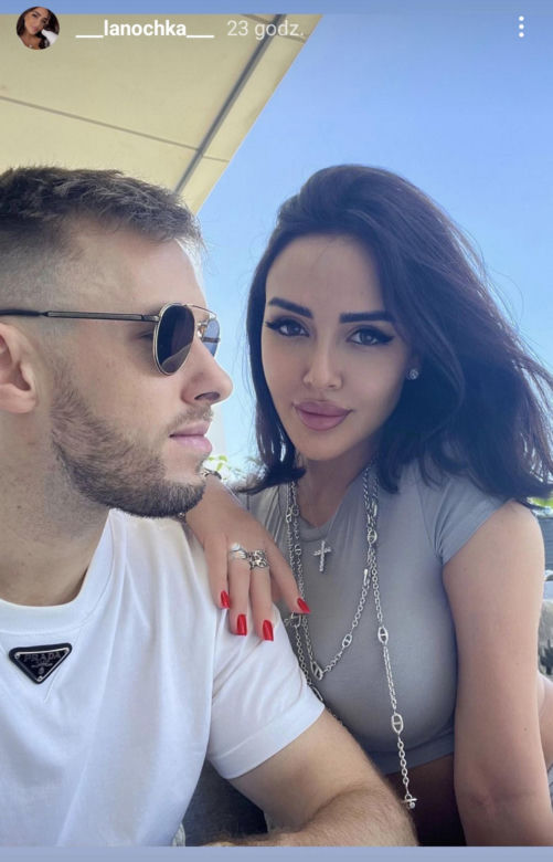 Maciej Rybus i Lana Rybus na wakacjach