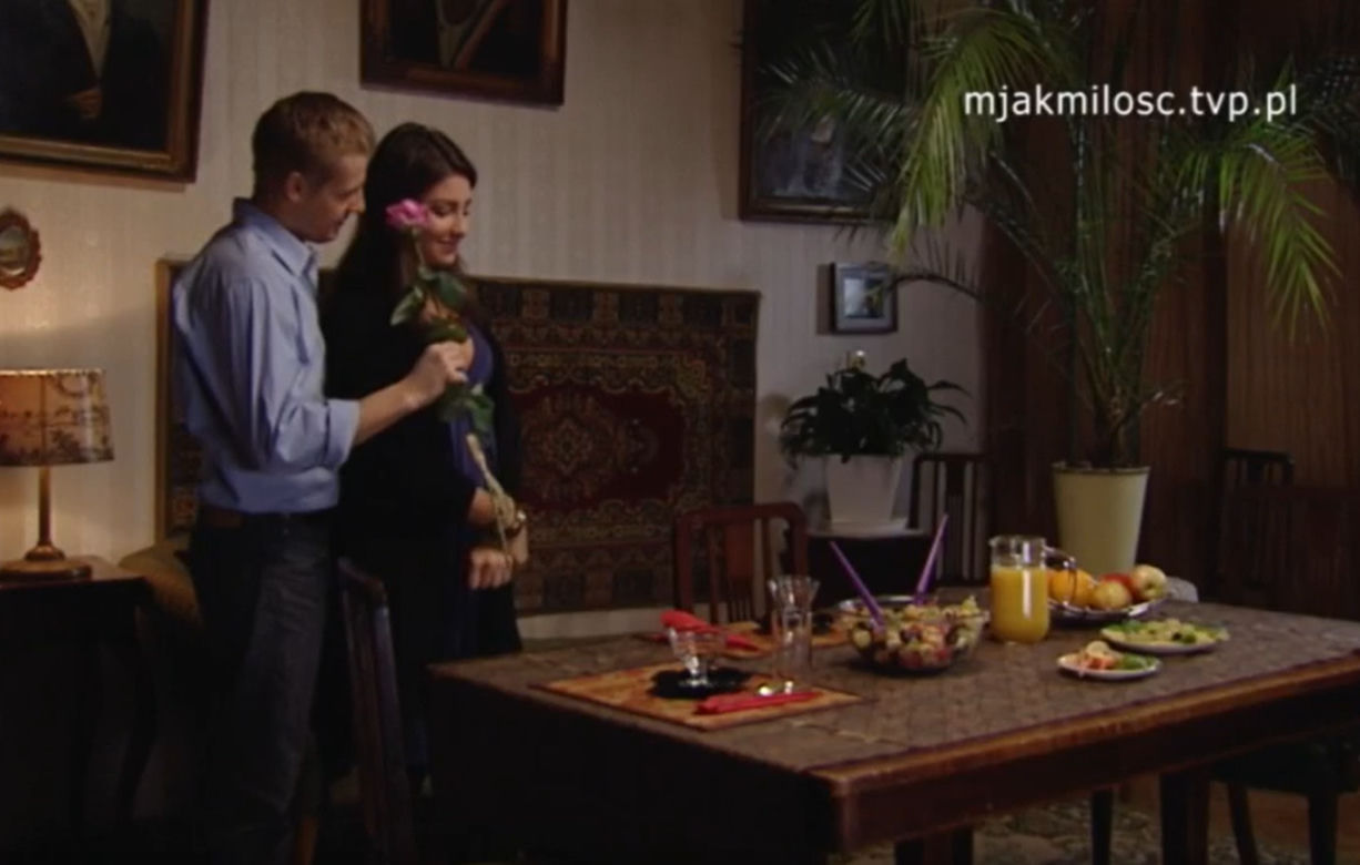 M jak miłość, Majka (Laura Samojłowicz), Paweł (Rafał Mroczek) sprzed lat