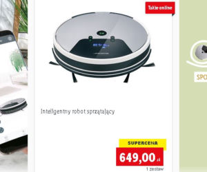 inteligentny robot sprzątający SilverCrest, w cenie 649 zł/1 zestaw.
