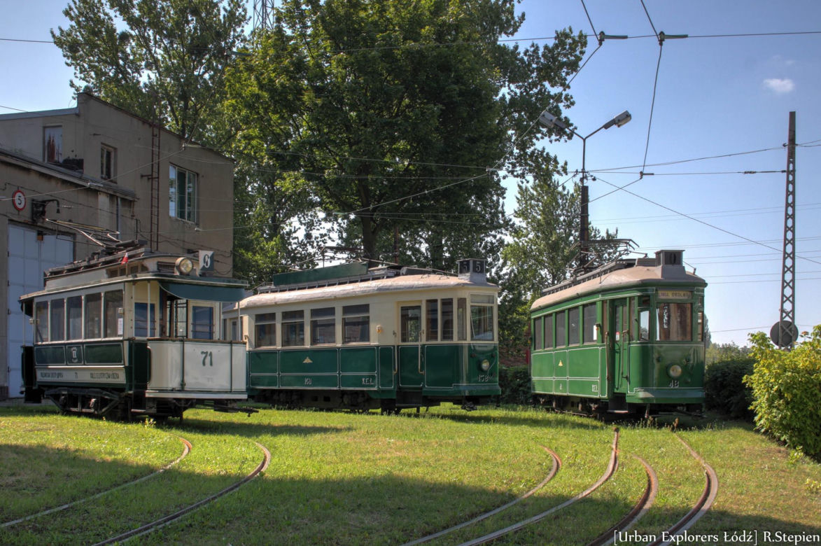 Najstarsza zajezdnia tramwajowa w Łodzi sfotografowana przez Radka Stępnia z Urban Explorers Łódź