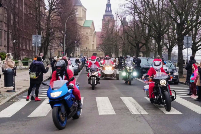 Motomikołaje w Szczecinie