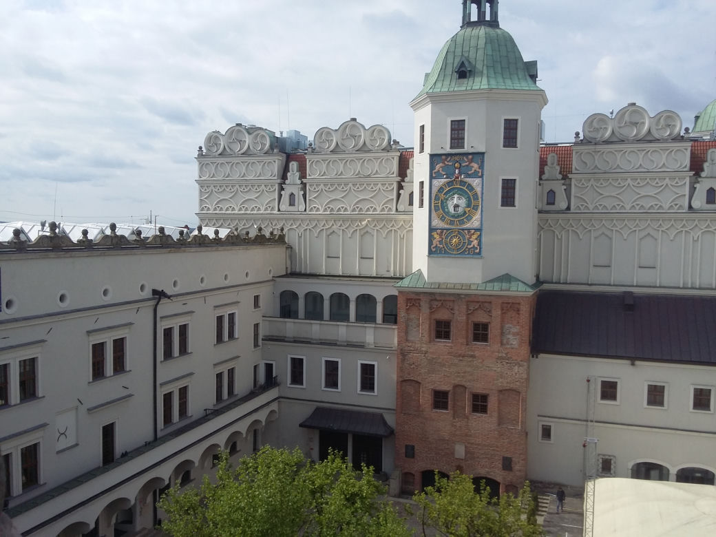 Widok z tarasu zamkowego