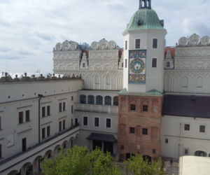 Widok z tarasu zamkowego