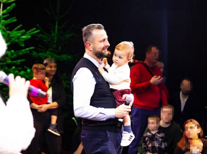 Urocze mikołajki Kosiniaka-Kamysza z żoną i dziećmi