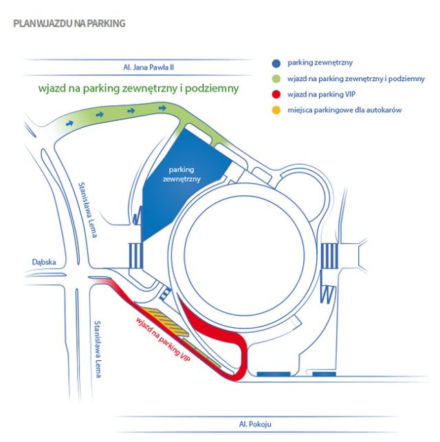 Kraków Arena - parking