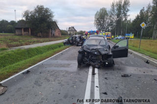 Groźny wypadek w miejscowości Borki koło Szczucina