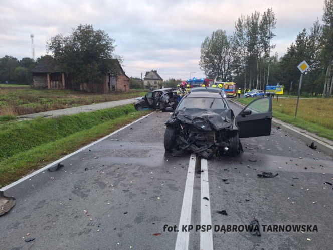 Groźny wypadek w miejscowości Borki koło Szczucina