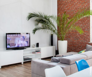 Loft z akcentem koloru