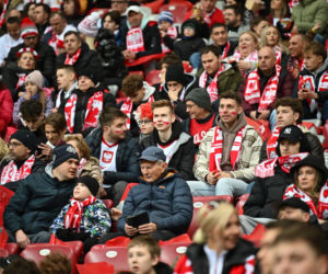 Tak się bawią kibice na meczu Polska - Albania. Gorąca atmosfera na PGE Narodowym