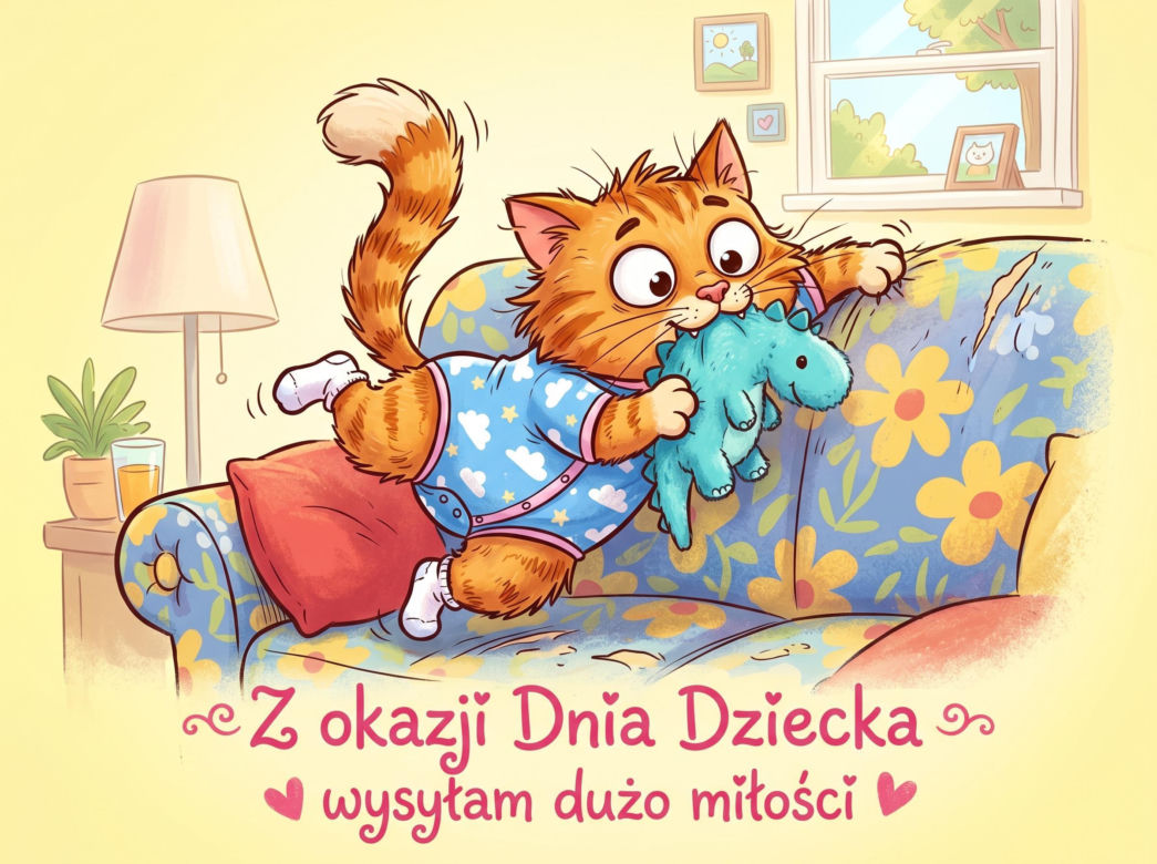 Zabawna kartki na Dzień Dziecka dla dorosłych