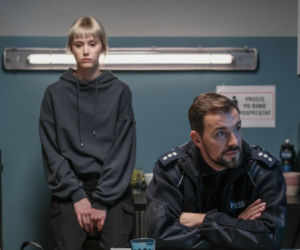 Barwy szczęścia odc. 3379. Marcin Kodur (Oskar Stoczyński), Daria Michalak (Natalia Szczypka)