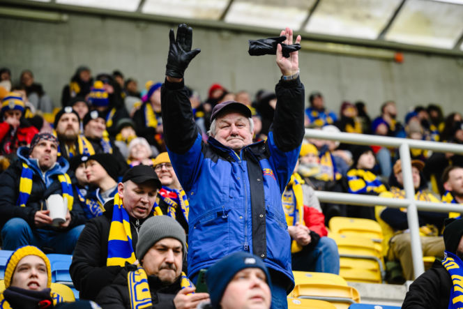 Arka Gdynia - GKS Katowice: Zdjęcia kibiców z meczu 22. kolejki PKO BP Ekstraklasy