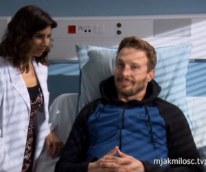 M jak miłość. Leszek Krajewski (Sławek Uniatowski), Aneta (Ilona Janyst)