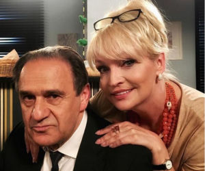 Barwy szczęścia. Jerzy (Bronisław Wrocławski), Małgorzata (Adrianna Biedrzyńska)