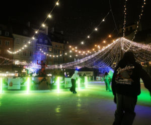 Lodowisko na Rynku Starego Miasta w Warszawie