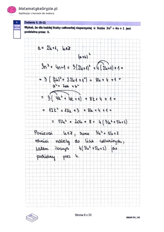 Matura próbna 2023 - odpowiedzi z matematyki