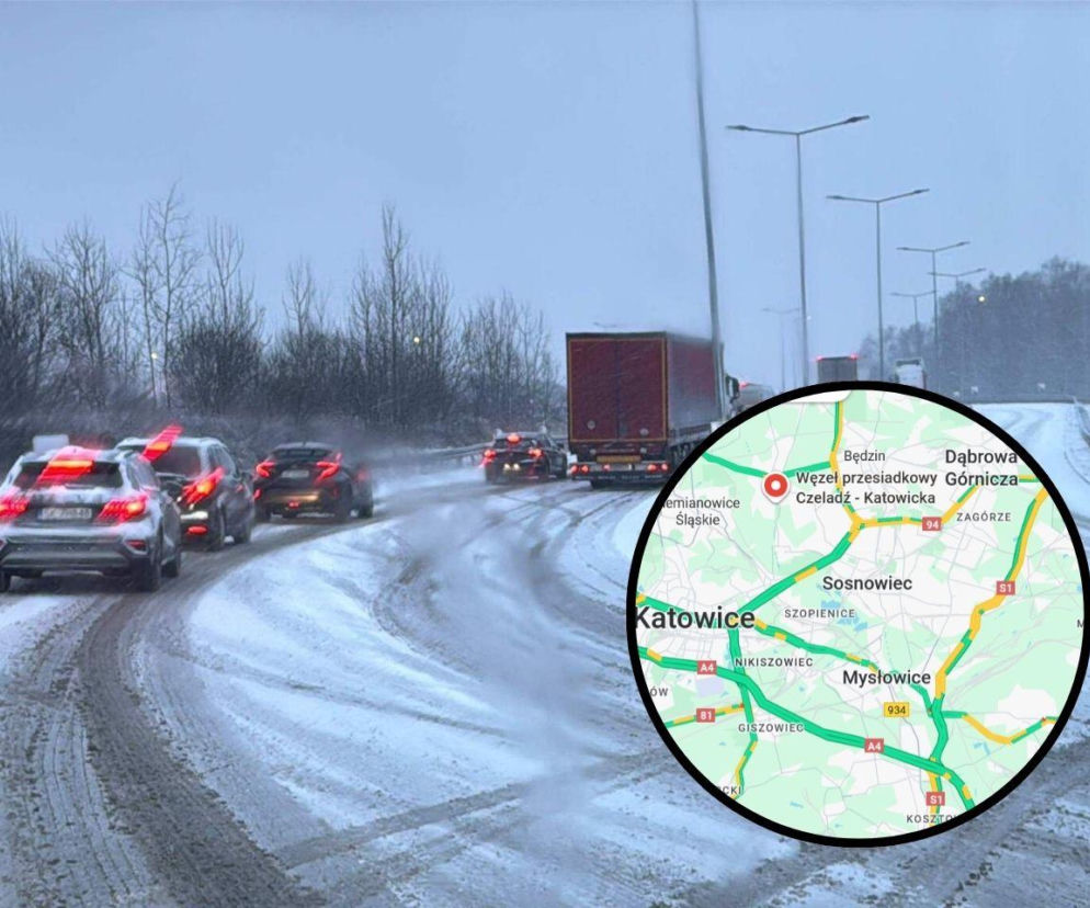 Zablokowany węzeł Murckowska. Kierowcy utknęli w korkach