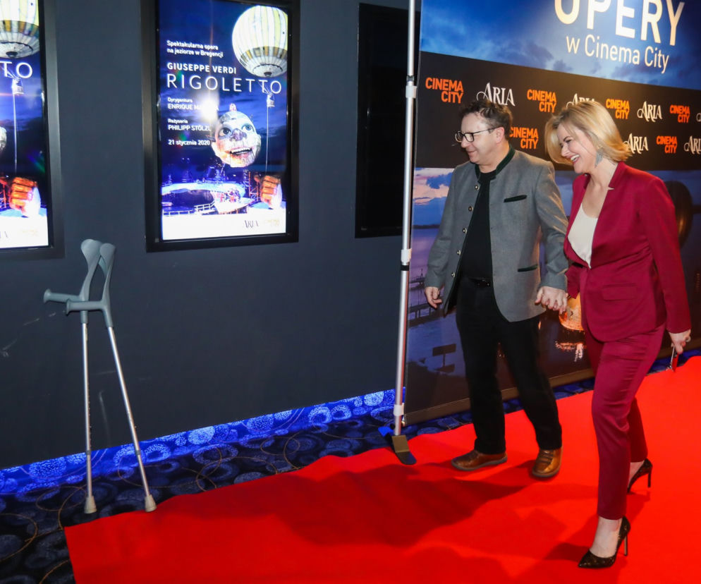 Monika Zamachowska zabrała Zbyszka do pracy