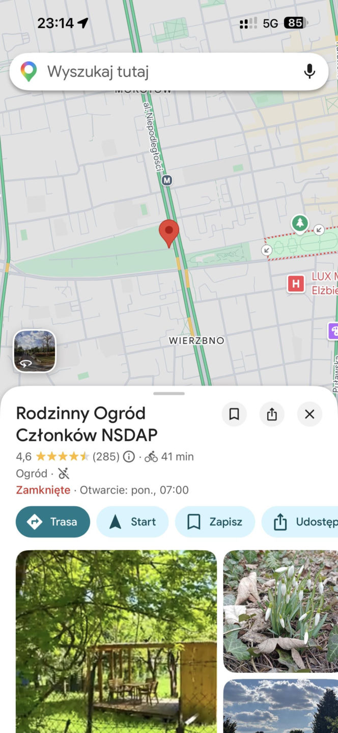 Skandal w Google Maps. Ktoś zmienił nazwy znanych miejsc w Polsce