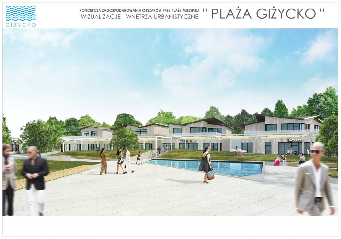 Plaża miejska w Giżycku zmieni się nie do poznania. Zobacz wizualizacje!