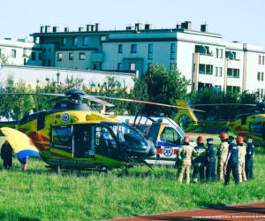 Tychy: Dramatyczna akcja służb. Robili wszystko, by ratować rannego chłopca