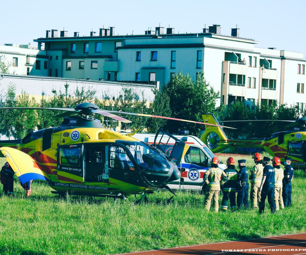 Tychy: Dramatyczna akcja służb. Robili wszystko, by ratować rannego chłopca