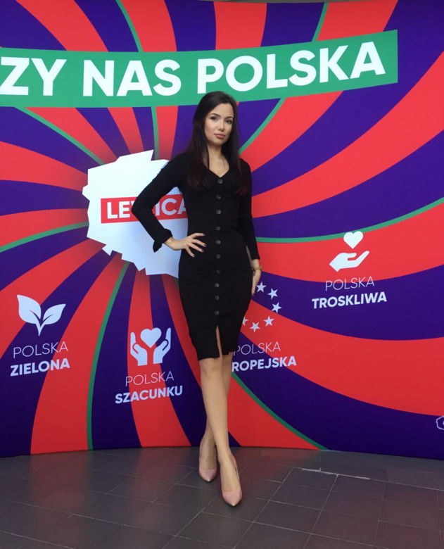 Justyna Klimasara - piękna działaczka Lewicy