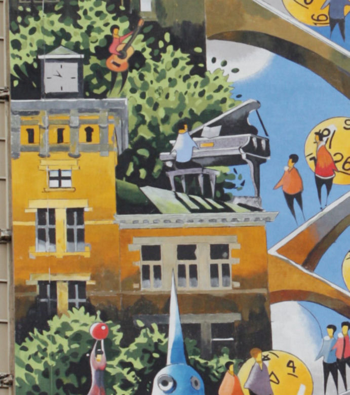 Mural na Pradze. Szczegóły u artysty Tytusa Brzozowskiego są bardzo ważne