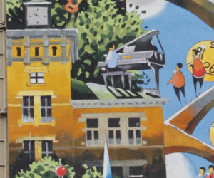 Nowy mural na Pradze. Brzozowski znów stworzył Warszawę na ścianie 