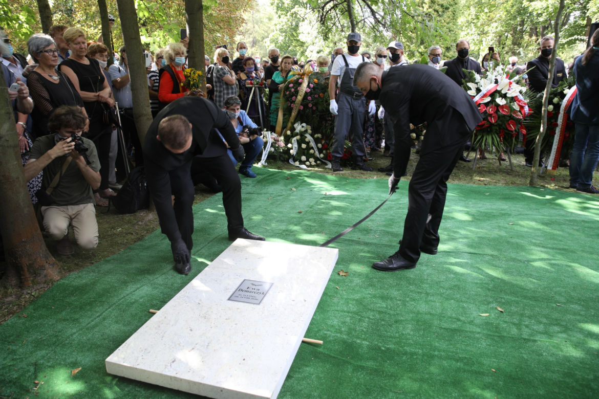 Grób Ewy Demarczyk