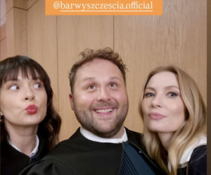 Barwy szczęścia. Dominika (Karolina Chapko), Klemens (Sebastian Perdek), Natalia (Maria Dejmek)