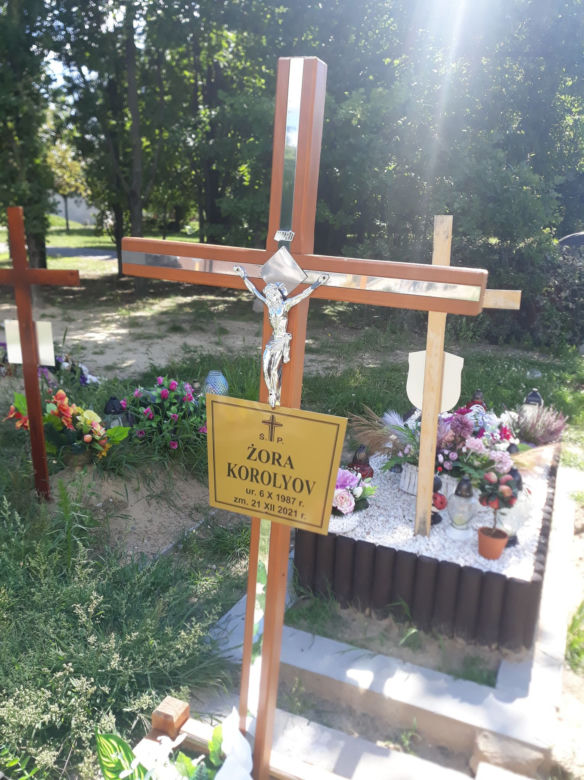 Od śmierci Żory Korolyova minęły już miesiące. Tak wygląda grób tancerza. "Od kiedy Cię poznałam, nigdy nie musiałam sobie robić kawy"