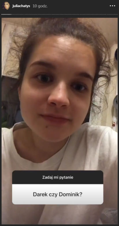 Julia Chatys na Instagramie