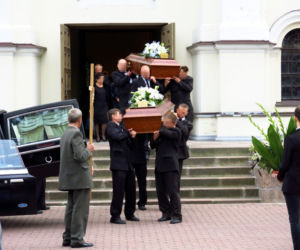 Pogrzeb Michała i Hanny, którzy spadli z klifu na na przylądku Cabo da Roca w Portugalii