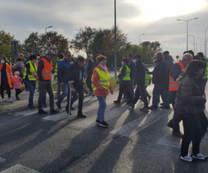 Mieszkańcy Siernieczka zablokowali ul. Fordońską