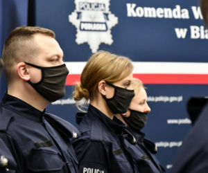 Nowi funkcjonariusze w szeregach podlaskiej policji