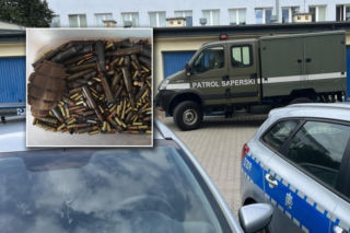Arsenał w plecaku. 19-latka znalazła wojenne pamiątki po dziadku i przyniosła je na policję