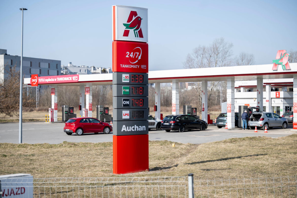 Ceny na stacjach paliw (10.03.2026)