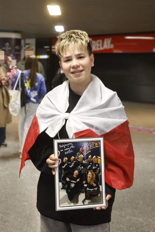Wiktor Sas wrócił z Eurowizji Junior 2026. Tak witali go na lotnisku