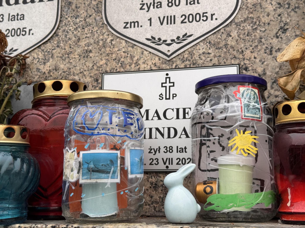 Tak dziś wygląda grób Macieja Mindaka