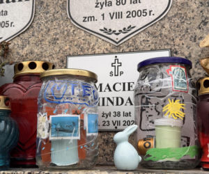 Tak dziś wygląda grób Macieja Mindaka