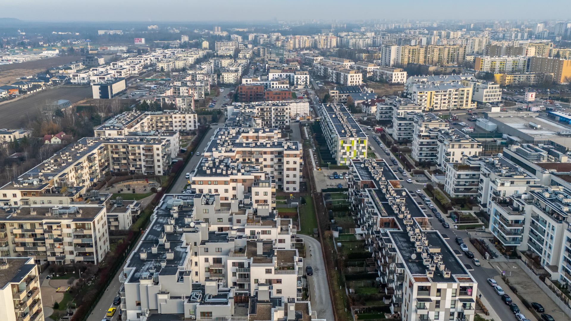 Nowa zabudowa na Chrzanowie w Warszawie