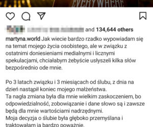 Martyna Wojciechowska: Zostawił ją z dnia na dzień