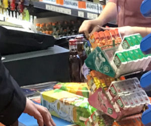 Stanisław Pięta kupuje alkohol