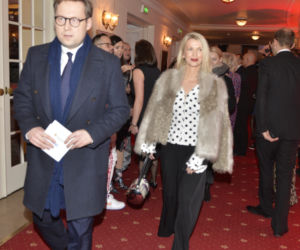 Magda Mołek z mężem podczas gali rozdania Paszportów Polityki