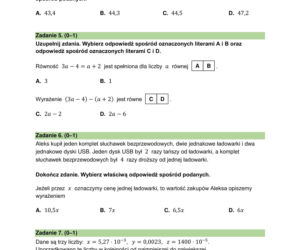 Próbny egzamin ósmoklasisty 2026: Matematyka ARKUSZE CKE