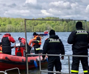 Jezioro Hańcza. Trwają poszukiwania nurka