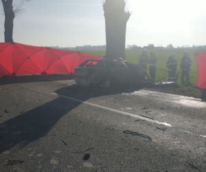Tragiczny wypadek w miejscowości Głogowiniec [ZDJĘCIA] 