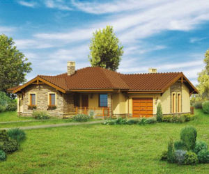 Dom idealnie połączony z ogrodem, czyli projekty domów parterowych typu bungalow 